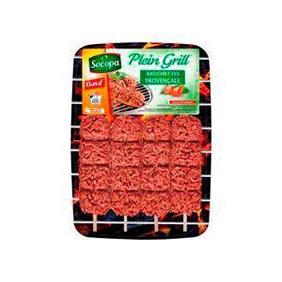 Brochette au boeuf plein grill à la provençale, SOCOPA, 4 pièces, 400g