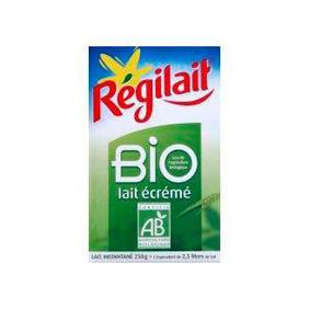 Lait écrémé bio en poudre REGILAIT, 250g