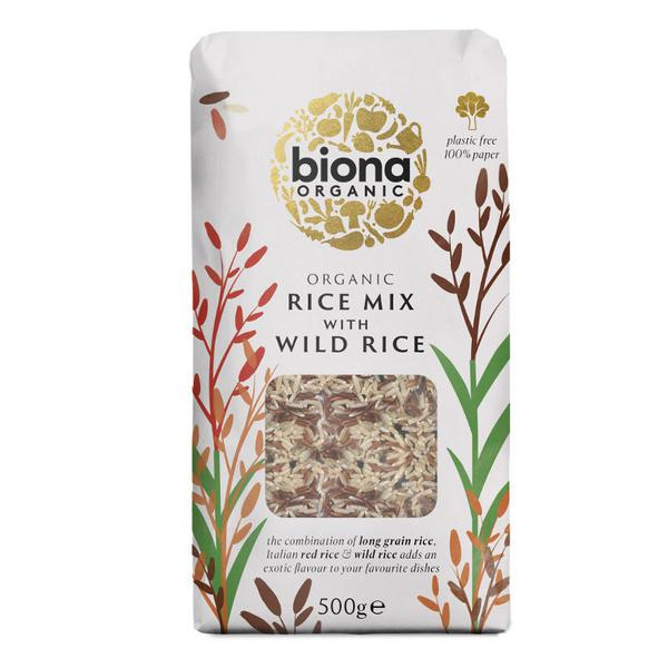 Biona Mélange de Riz Biologique Avec Sauvage 500g
