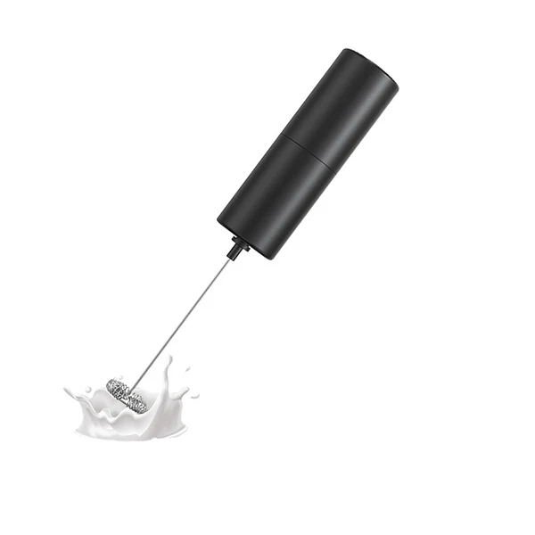 Mousseur à Lait Électrique avec Mini Fouet noir Vendos85