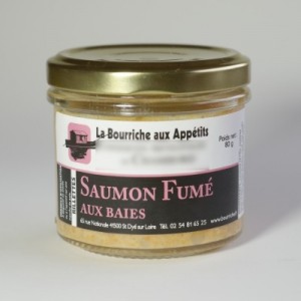 Saumon fumé aux baies - 80g