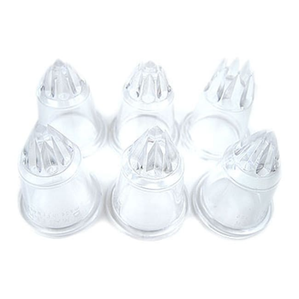 Douille Copolyester cannelée (x 6)