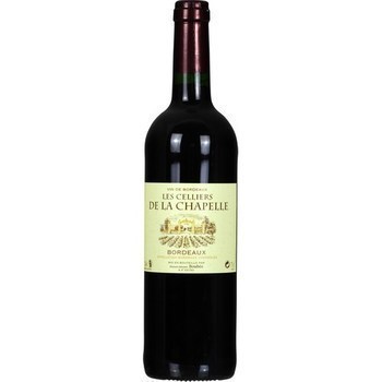 XC ; Bordeaux Les Celliers de la Chapelle 12° 75 cl