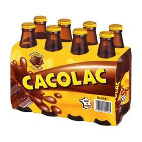 Boisson chocolatée nature CACOLAC, bouteille 8X20cl