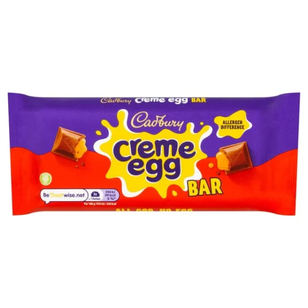 Cadbury Creme Egg Milk Chocolate Bar 123g