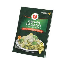 Grana Padano râpé DOP au lait cru U, 29%MG, 100g