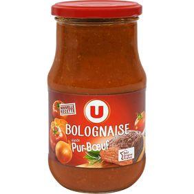 Sauce bolognaise U bocal 720ml 680g
