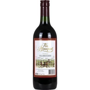 Vin de table Fin Bouquet 11° 75 cl