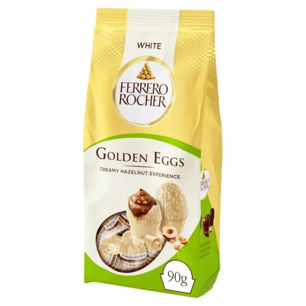 Ferrero Rocher Golden White Chocolate Eggs 90g