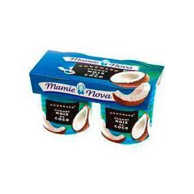 Yaourt Gourmand noix de coco MAMIE NOVA, 2x150g