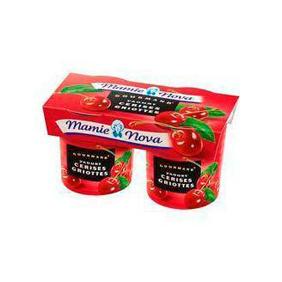 Yaourt "Gourmand" cerises griottes MAMIE NOVA, 2x150g