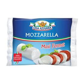 Mozzarella maxi format cylindre pasteurisé CASA AZZURA, 18% de MG, 250g