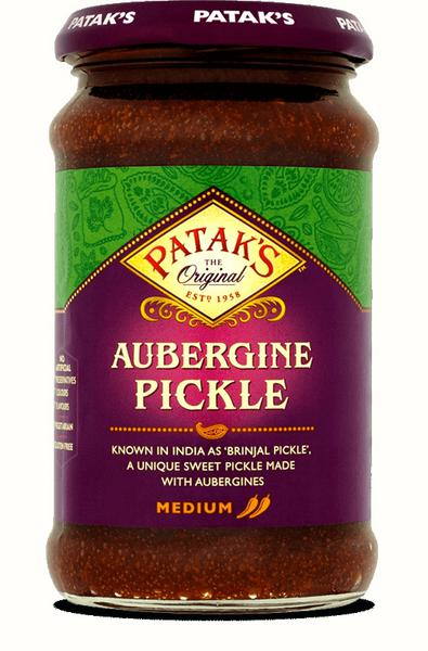 Patak Aubergine Brinjal Cornichon 312g