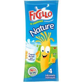 Fromage à pate filée pasteurisé FICELLO nature, 22,5%MG, x4, 84g