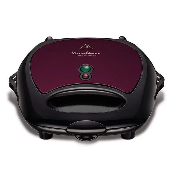 Appareil à croque-monsieur et gaufres Break Time 700 W SJ615612 Moulinex