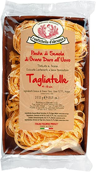 Tagliolini Pasta all'uovo Nouilles aux œufs placées dans des nids Paquet de 250 g - Rustichella d'Abruzzo