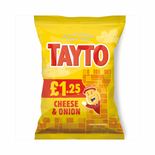 Tayto Beef & Onion 65g £1.25 20 Pack