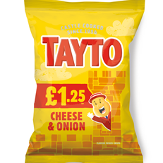 Tayto Beef & Onion 65g £1.25 20 Pack
