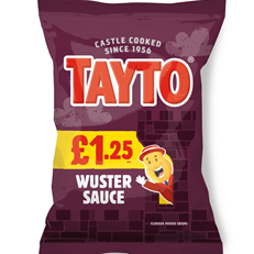 Tayto Wuster Sauce 65g £1.25 (20 Pack)