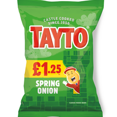 Tayto Spring Onion 65g £1.25 (20 Pack)