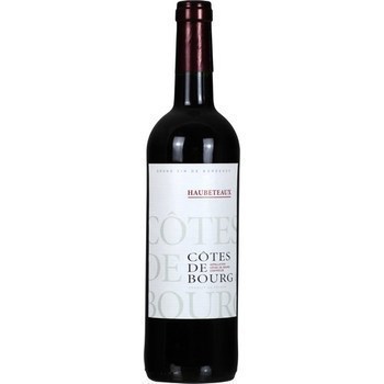 XC ; Côtes de Bourg Haubeteaux 12,5° 75 cl