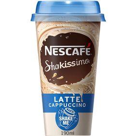Boisson lactée à l'extrait de café NESCAFE Shakissimo cappuccino, 190ml