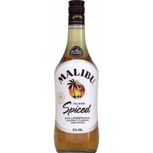 MALIBU ; Boisson spiritueuse Island Spiced 70 cl