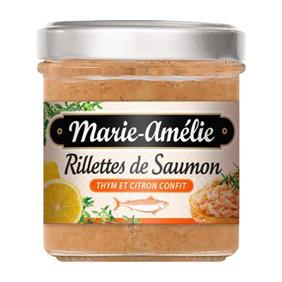 Rillettes de saumon thym et citron confit MARIE AMELIE, 120g