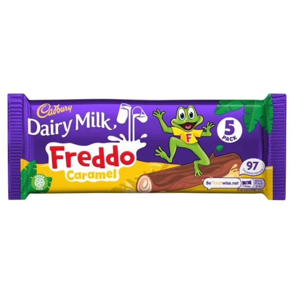Cadbury Freddo Caramel Chocolate Bar Multipack 5 per pack