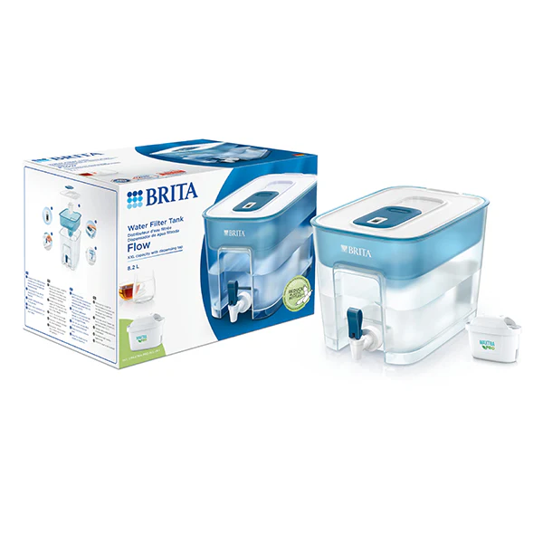 Distributeur d'eau filtrée Flow 8,2 L et filtre Maxtra Pro Brita france