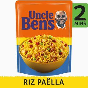 Riz express 2mn façon paëlla UNCLE BEN'S, pochon 250g