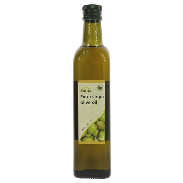 Huile d'olive extra vierge pressée à froid Suma 500 ml