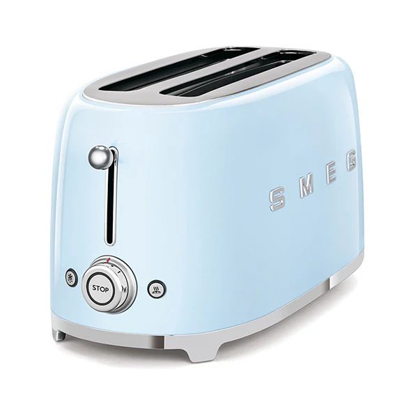 Grille-pain 4 tranches 1500 W TSF02PBEU bleu azur Smeg