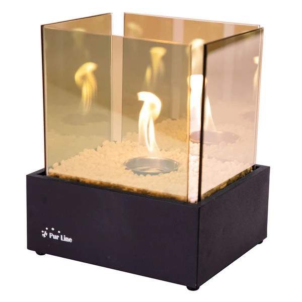 Cheminée de table à l'éthanol avec effet de flamme infinie Purline