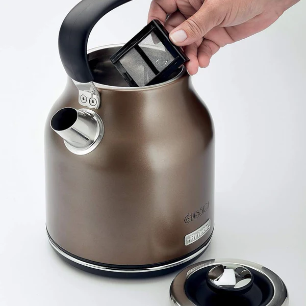 bouilloire électrique de 1,7L sans fil 2000W bronze Ariete