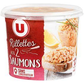 Rillettes aux deux saumons U, 150g