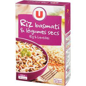 Mélange riz et lentilles U étui 400g