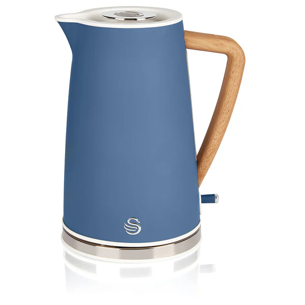 Bouilloire électrique 1,7L Ultra Rapide Sans Fil Design Moderne Nordic 2200 Bleu SK14610BLUNEU
