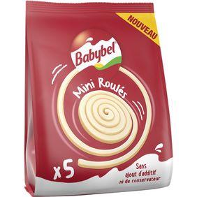 Fromage pasteurisé roulés, MINI BABYBEL, 18,5% de MG, 5 unités, 85g