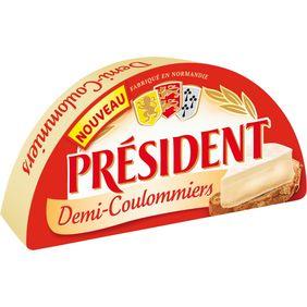 Demi-coulommiers au lait pasteurisé 21%MG PRESIDENT 175g