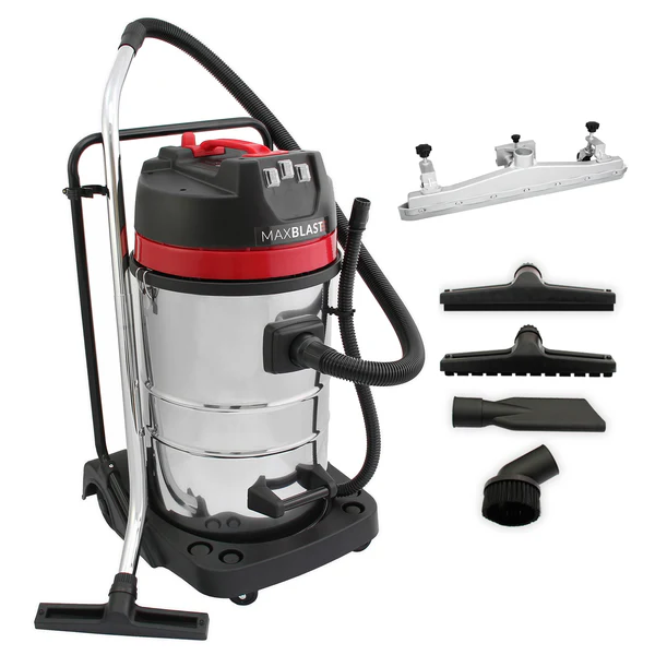 Aspirateur Industriel MAXBLAST de 80 Litres avec Embout d’Aspiration MaxBlast