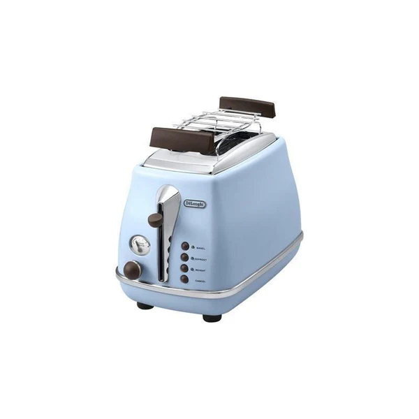 Ctov 2103.az Grille Pain Icona Vintage - Bleu Et Marron Delonghi