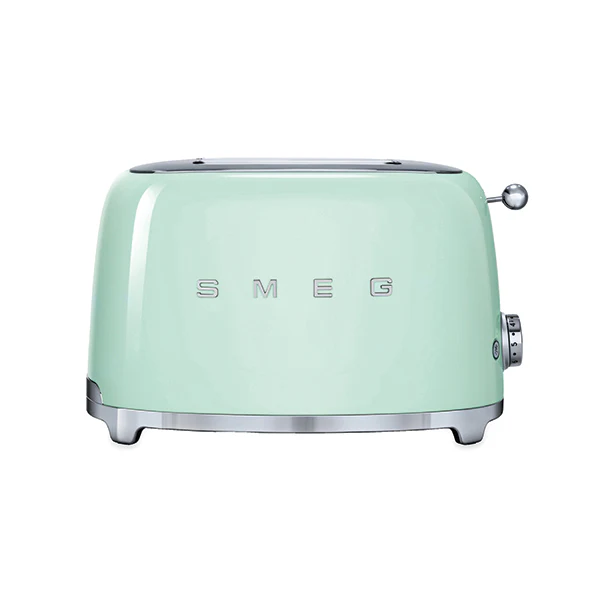 Toaster 2 tranches vert d'eau 950 W TSF01PGEU Smeg