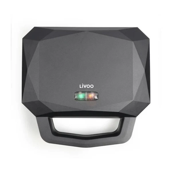 Livoo - Appareil A Gaufres Et Croques - Dop232 - Surface De Cuisson : 12,5 X 23 Cm - Profondeur Des Plaques : 1,5 Cm Livoo