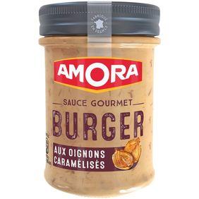 Sauce gourmet burger aux oignons caramélisé AMORA, bocal de 188g