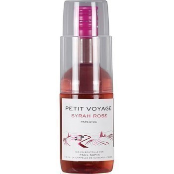 Vin de pays d'Oc Syrah rosé Petit Voyage 12,5° 187 ml