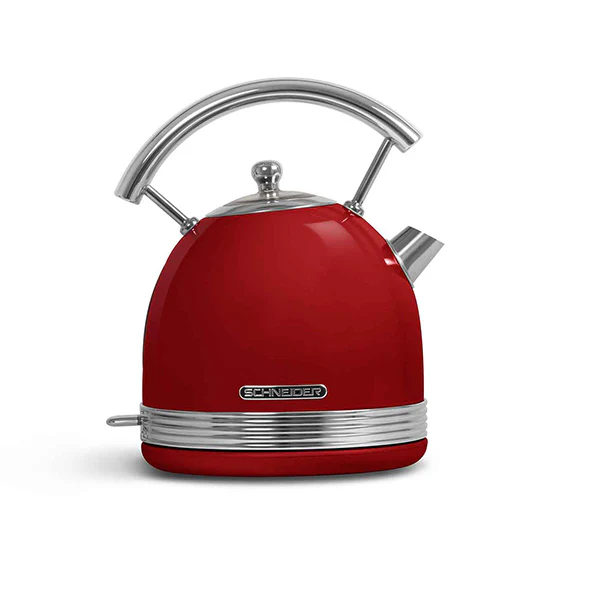 Bouilloire vintage 1,7 L 2200 W SCKE17R rouge Schneider