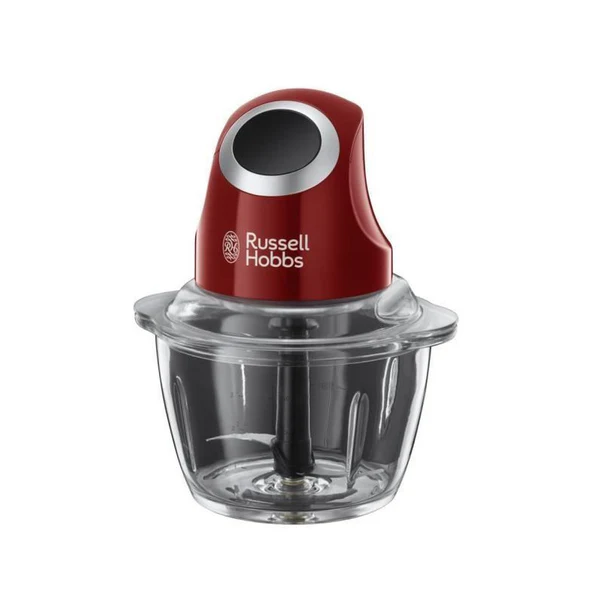 24660-56 Hachoir Electrique Desire Bol Preparation 1l, Lames Acier Inoxydable Amovibles, Ultra Resistant, Compatib Russell Hobbs