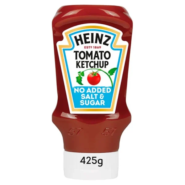 Heinz Tomato Ketchup No Added Sugar & Salt 425g