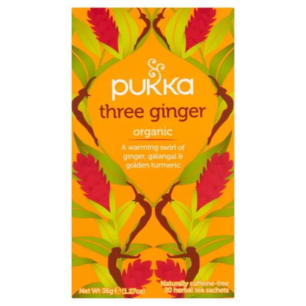 Pukka Organic Three Ginger Tea Bags 20 per pack